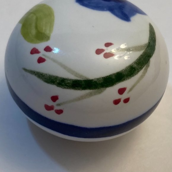 Ceramic Drawer Pull Knobs Cabinet Pulls Flower Floral Set of 27 Blue Green Pink - Picture 11 of 12